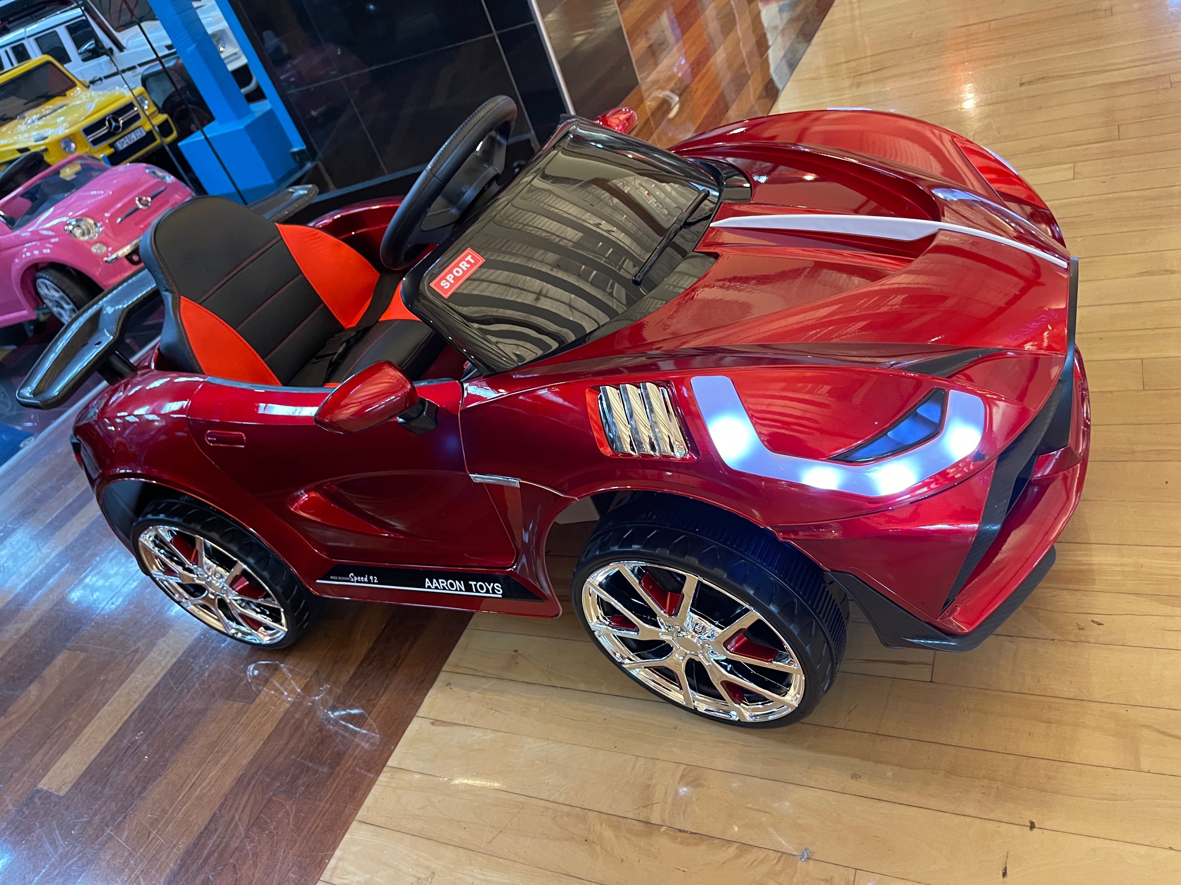 Bugatti Divo 2x45W – weinrot lackiert - Fun KidCars